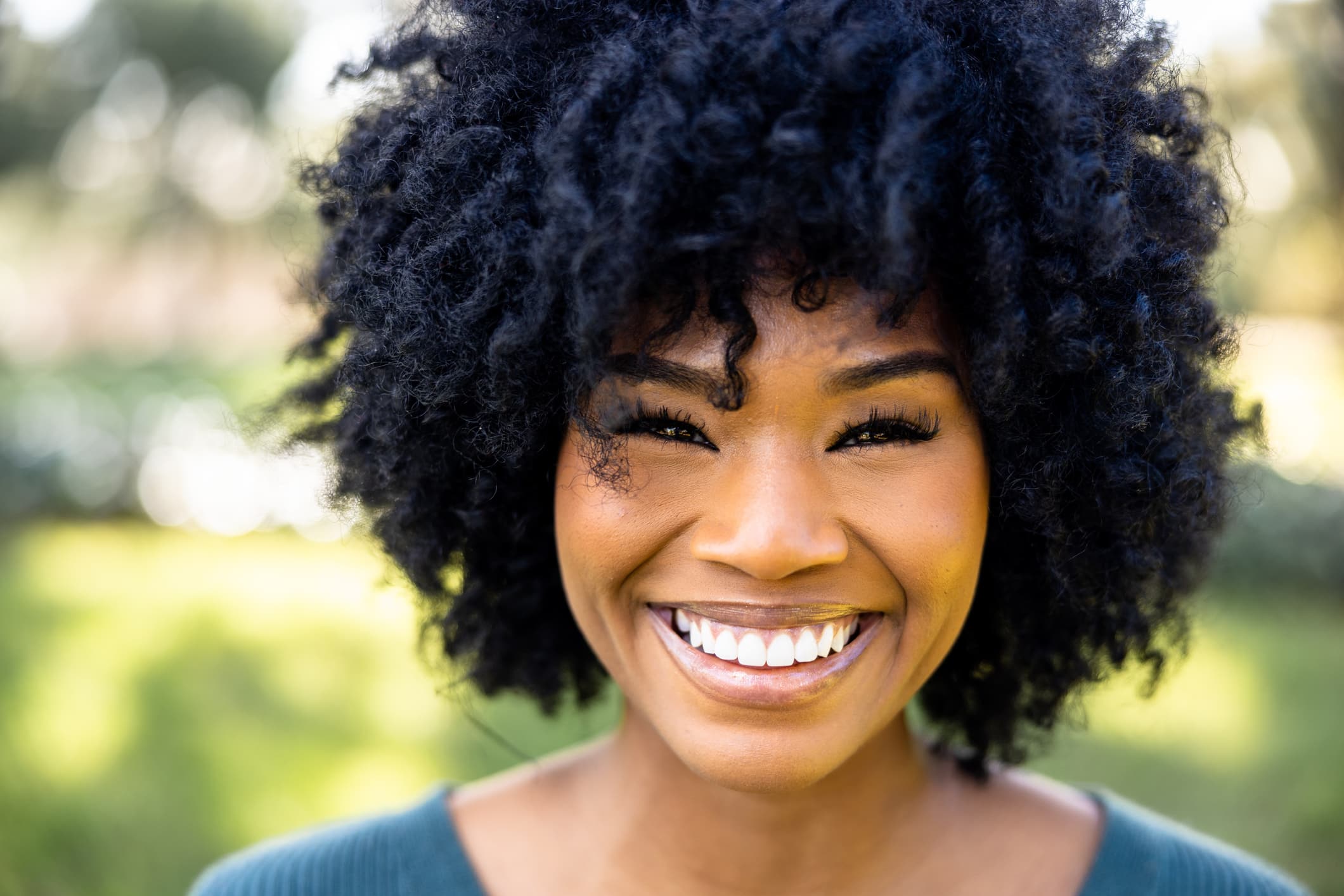 Portrait of a beautiful young black woman